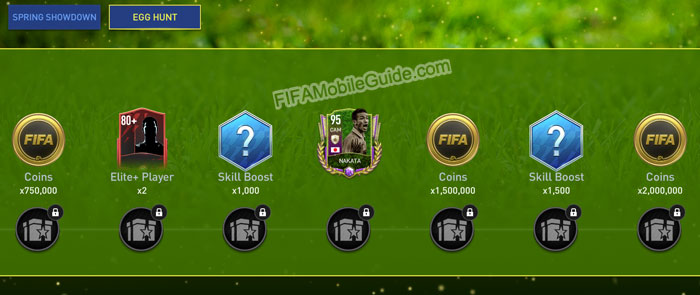 FIFA Mobile 22 Spring Showdown Milestones