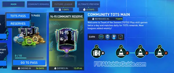 FIFA Mobile 22 TOTS Main Chapter