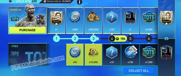 FIFA Mobile 22 TOTS Star Pass