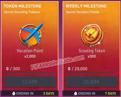 FIFA Mobile 22 Summer Vacation: Europe Milestones