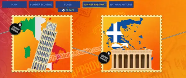 FIFA Mobile 22 Summer Vacation: Europe Summer Passport