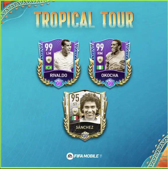 FIFA Mobile 22: Tropical Tour Icons