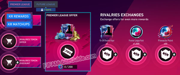 FIFA Mobile Kickoff Rivalries Offers