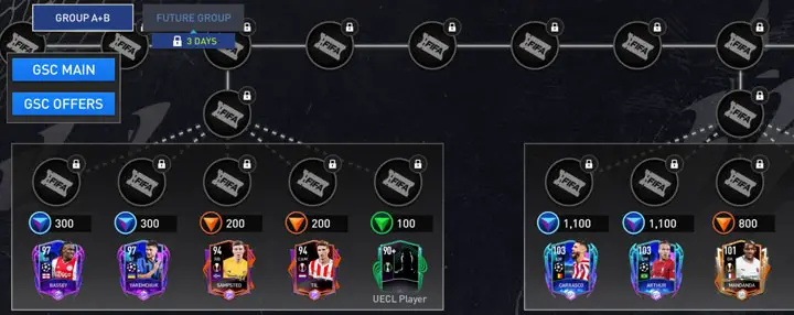 FIFA Mobile 22: Group Stage Challengers GSC Rewards