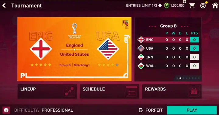 FIFA Mobile World Cup 2022 Tournament Hub