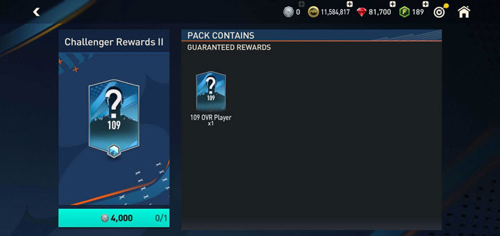 FIFA Mobile 23 Challenger Tokens Rewards