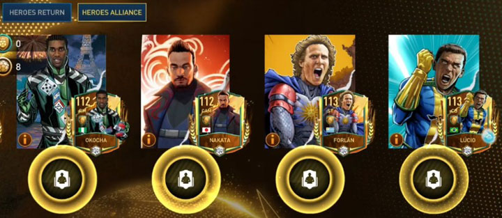 FIFA Mobile Heroes Journey 23 Heroes Alliance Players Phase 2