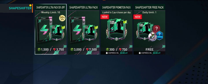 FIFA Mobile 23: Shapeshifter Offers