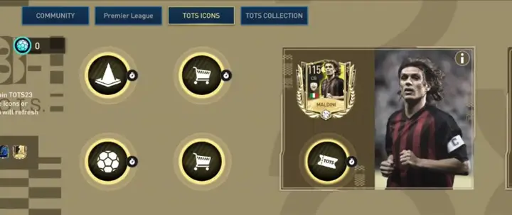FIFA Mobile 23 TOTS Icon Main Chapter