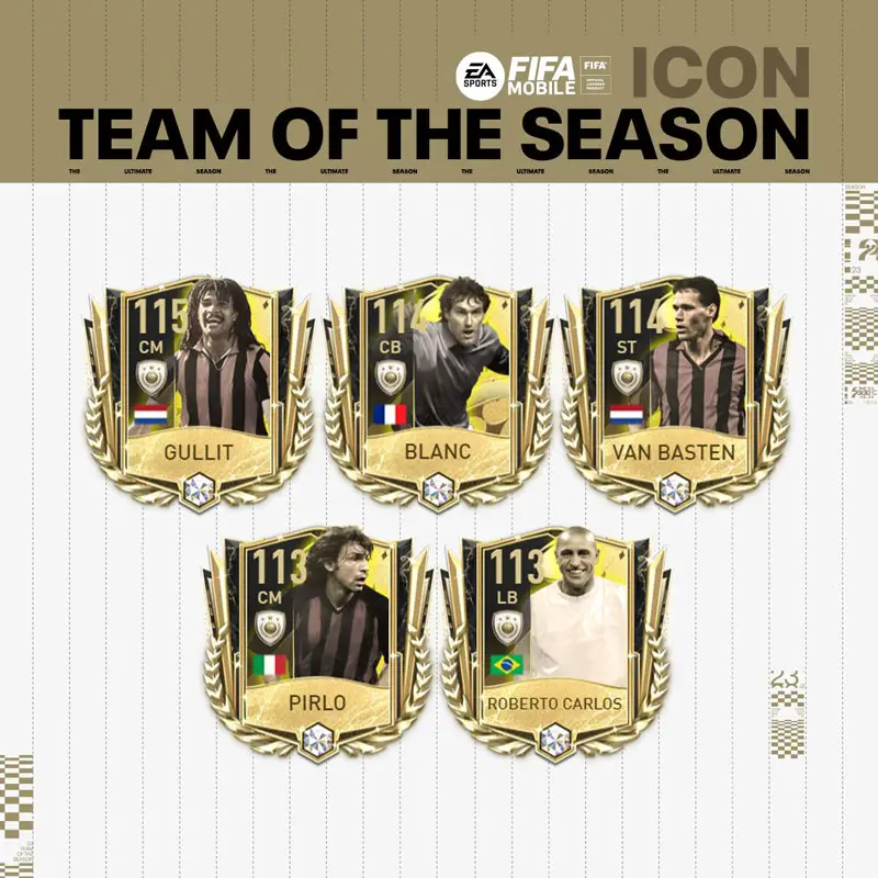 FIFA Mobile 23 TOTS Icon Players Week 4