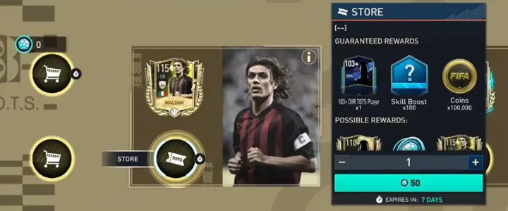 FIFA Mobile 23 TOTS Icon Main Reward