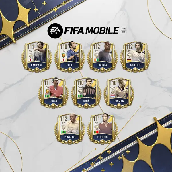FIFA Mobile 23: Hall of Legends Featured Players
