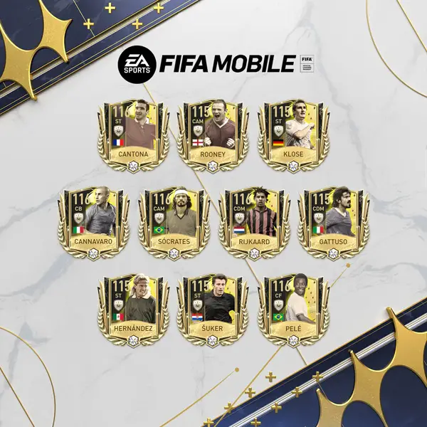 FIFA Mobile 23: Hall of Legends Prime Icons