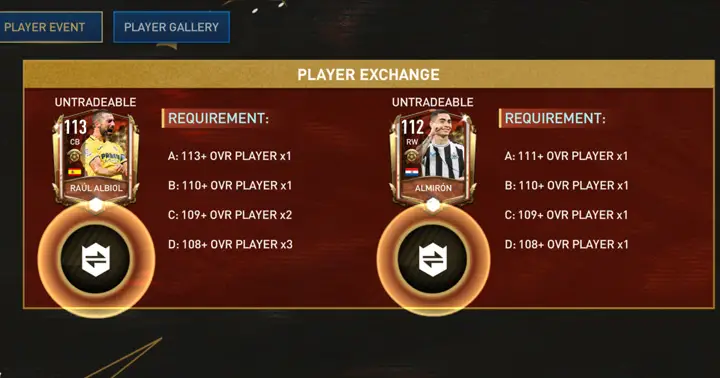 FIFA Mobile 23: Centurions Exchanges