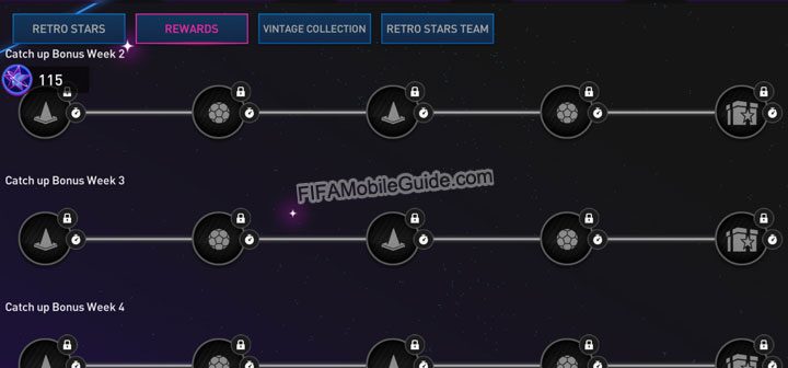 FIFA Mobile 23: Retro Stars Catch Up Bonus