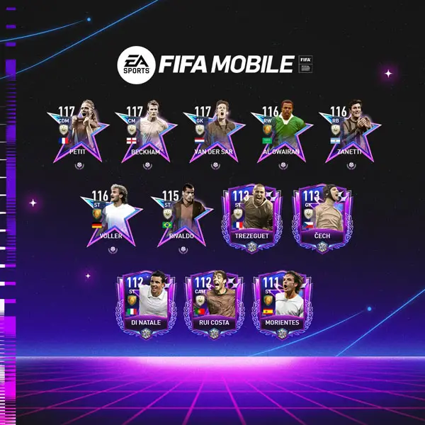 FIFA Mobile 23: Retro Stars Players