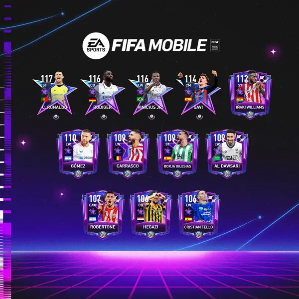 FIFA Mobile 23: Retro Stars Featured Players