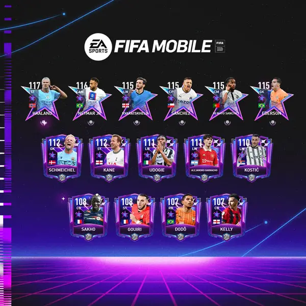 FIFA Mobile 23: Retro Stars Icon Players