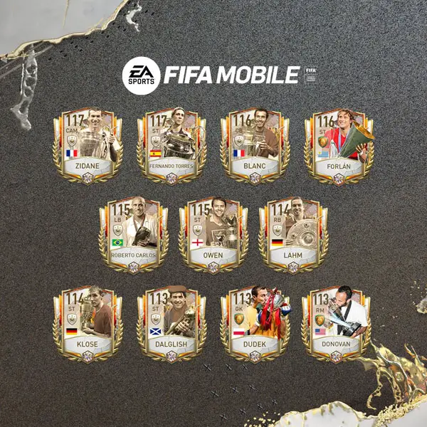 FIFA Mobile 23 Trophy Titan Players