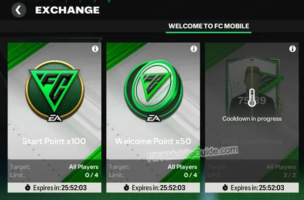 EA Sports FC Mobile 24: Welcome to FC Mobile Exchanges