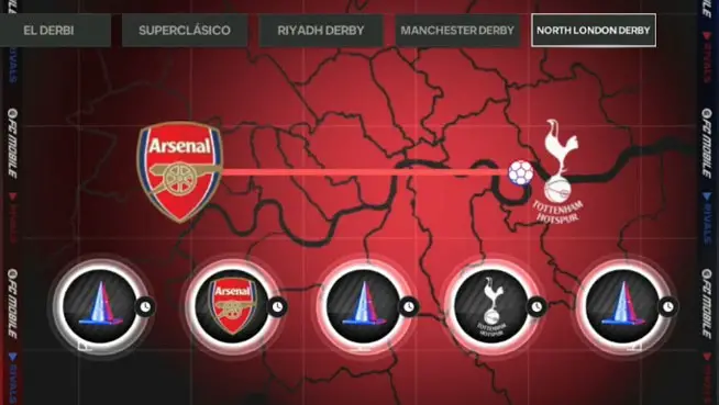 FC Mobile 24 Rivals: North London Derby Chapter