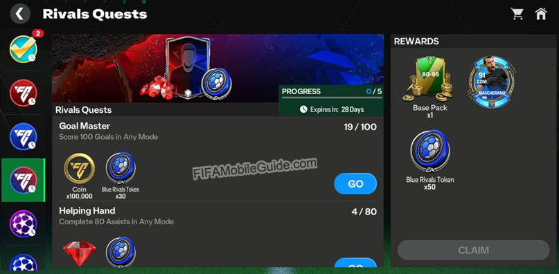 EA FC Mobile 24 Rivals Quests
