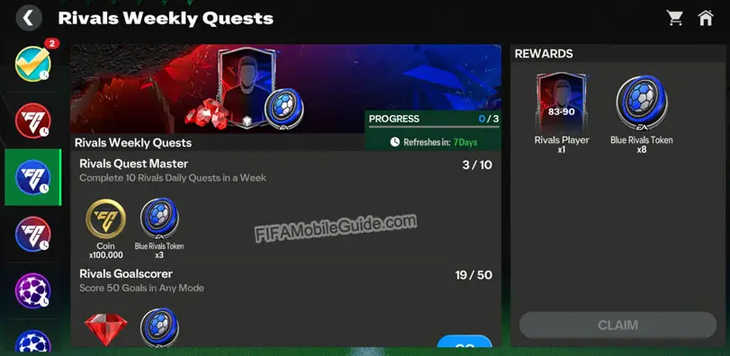 EA FC Mobile 24 Rivals Weekly Quests