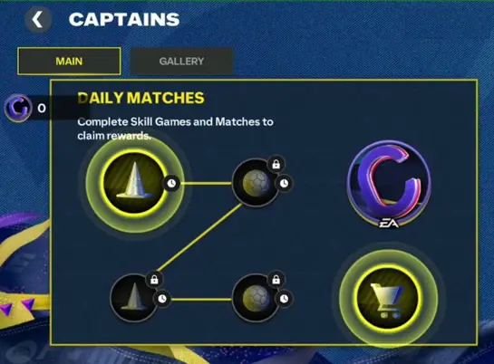 FC Mobile 24: Captains Daily Games