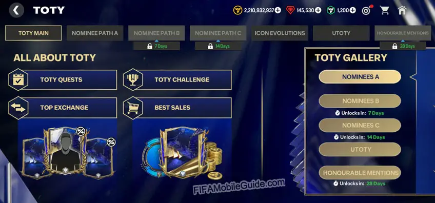 EA Sports FC Mobile 24: TOTY Main Chapter