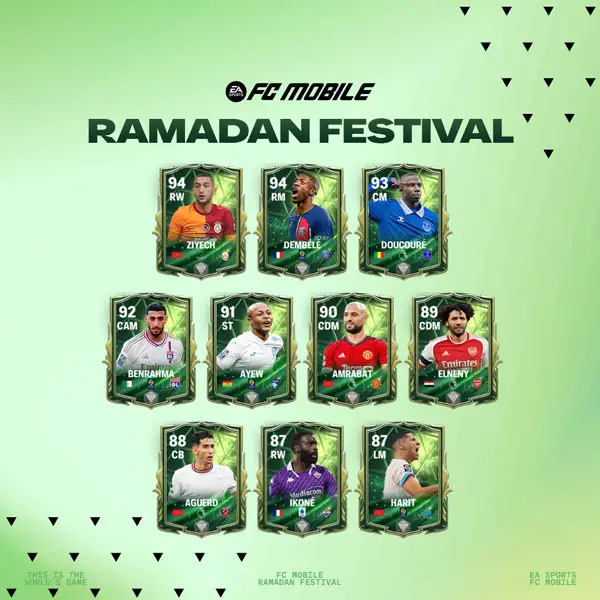 EA Sports FC Mobile 24: Ramadan Players