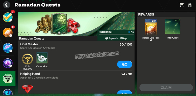 EA Sports FC Mobile 24: Ramadan Quests