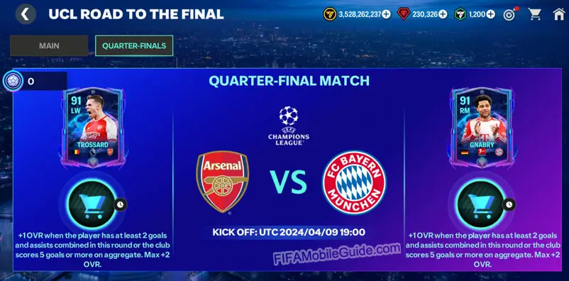 EA Sports FC Mobile 24: UCL Road to the Final Matches