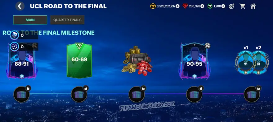 EA Sports FC Mobile 24: UCL Road to the Final Milestones