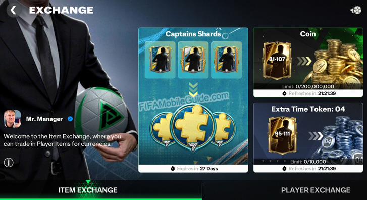 Extra Time Tokens 04 Exchanges