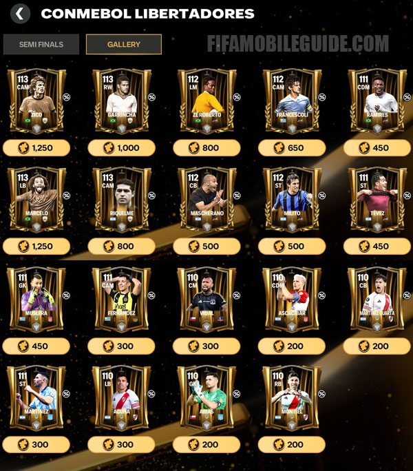 CONMEBOL Libertadores 26 Gallery Players