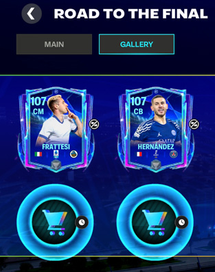 UCL RTTF Semi-finals Live OVR Players