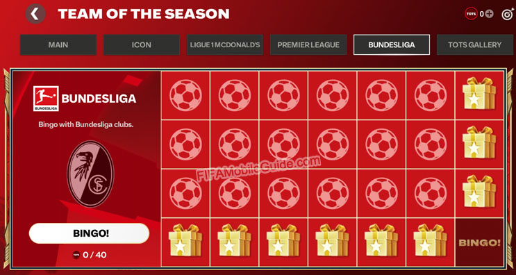 TOTS 25 Bundesliga Bingo