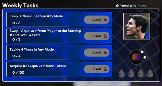 Team Aqua Weekly Tasks
