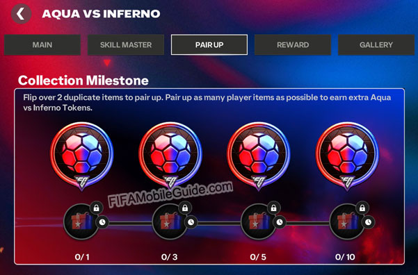 Aqua vs Inferno Pair Up Collection Milestone
