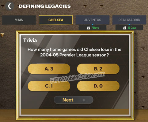 Defining Legacies Chelsea Chapter: Trivia
