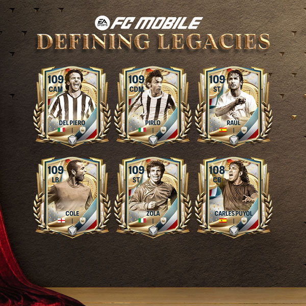 FC Mobile 25: Defining Legacies Featured Players