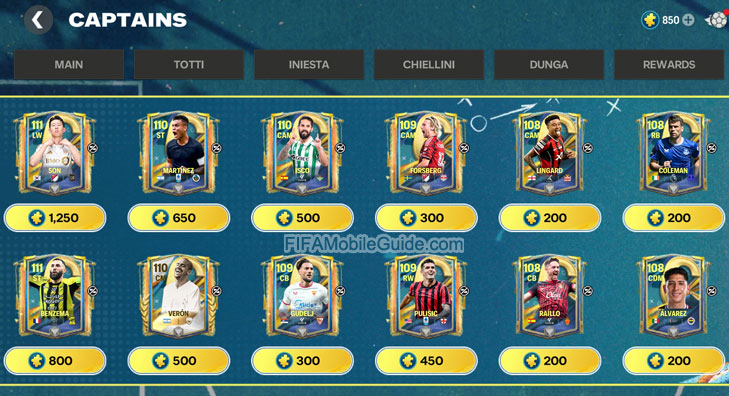 Captains Gallery Players Week 4