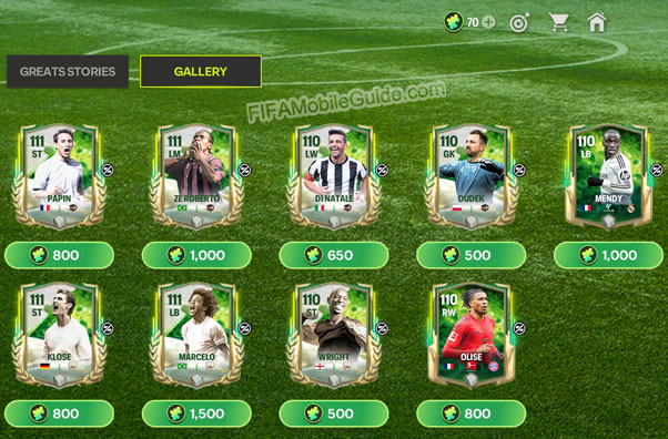 Grassroot Greats Gallery Players