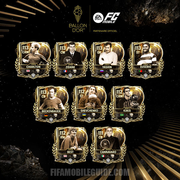 FC Mobile 26 Ballon d'Or  Players