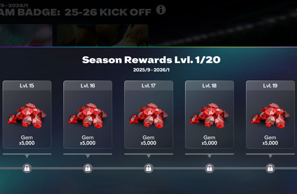 Team Badge Season Rewards