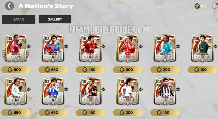 A Nation's Story: Japan Gallery Players