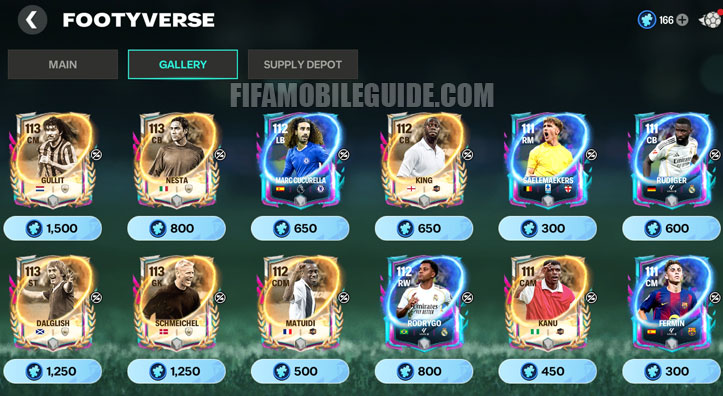 Footyverse Gallery Week 2 Players