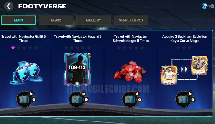 Footyverse Main Quests