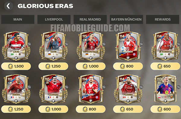 Glorious Eras Week 3 Gallery Players