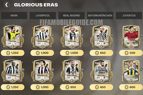 Glorious Eras Week 4 Gallery Players